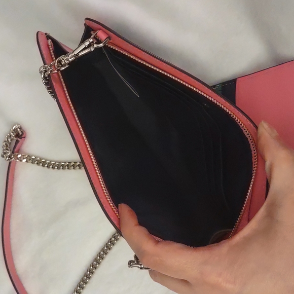 Kate Spade Pink Floral Purse w/card holder - Picture 5 of 9